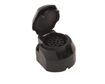 13-Polet Stikdåse DIN "Hun" PVC 